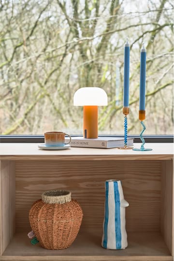 Styles LED-lampe bærbar Ø15 cm - Amber - Villa Collection