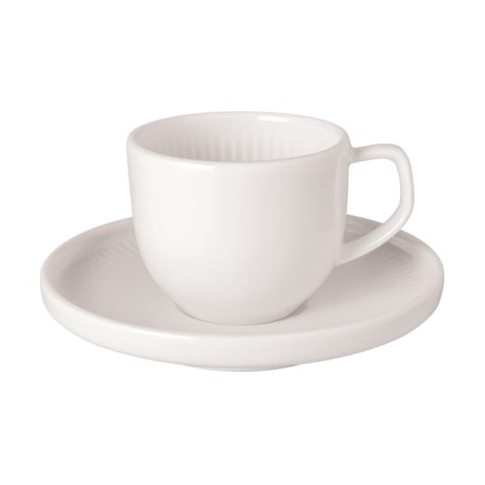 Afina espressokopp 5 cl med fat, Hvit Villeroy & Boch