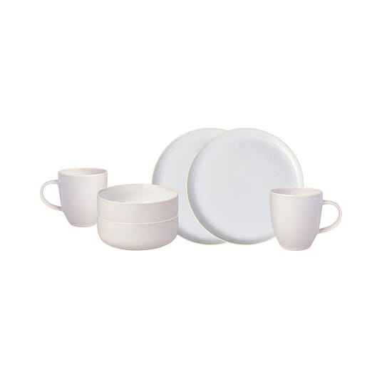 Crafted Cotton servisesett 6 deler - Hvit - Villeroy & Boch