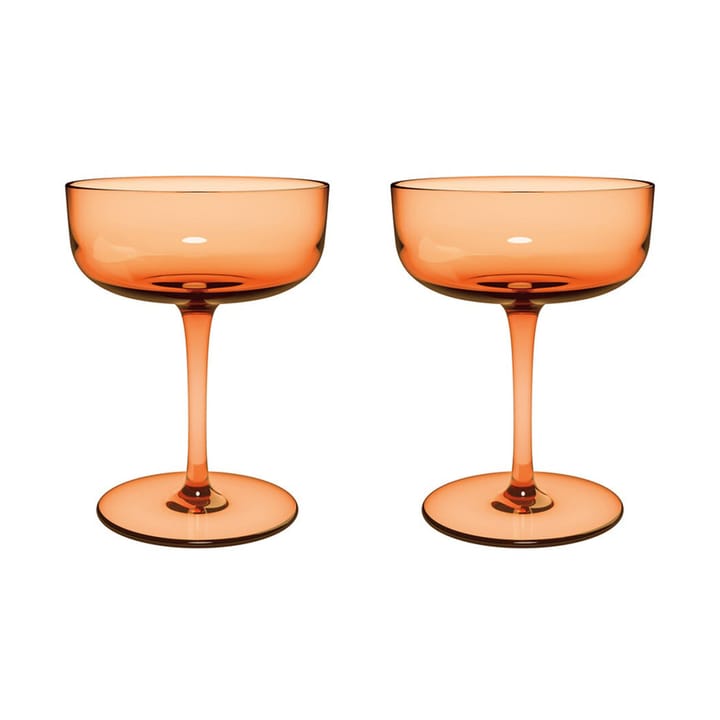 Like champagneglass coupe 10 cl 2-pakning - Apricot - Villeroy & Boch