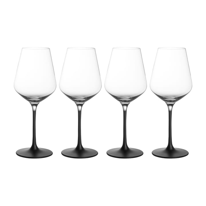 Manufacture Rock hvitvinsglass 38 cl, 4-pk - Klar-svart - Villeroy & Boch