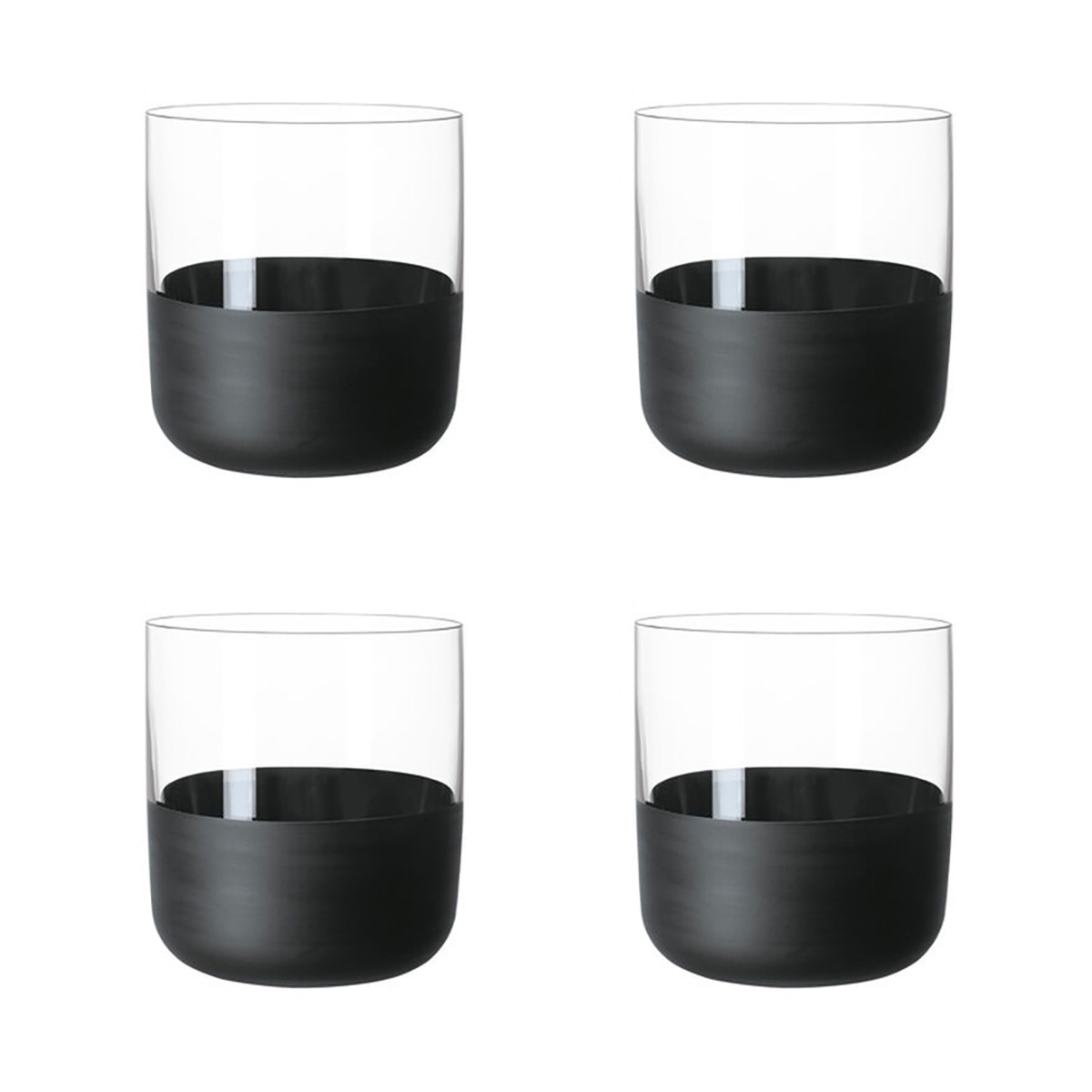 Villeroy & Boch Manufacture Rock shotglass 4 cl 4-pk Clear