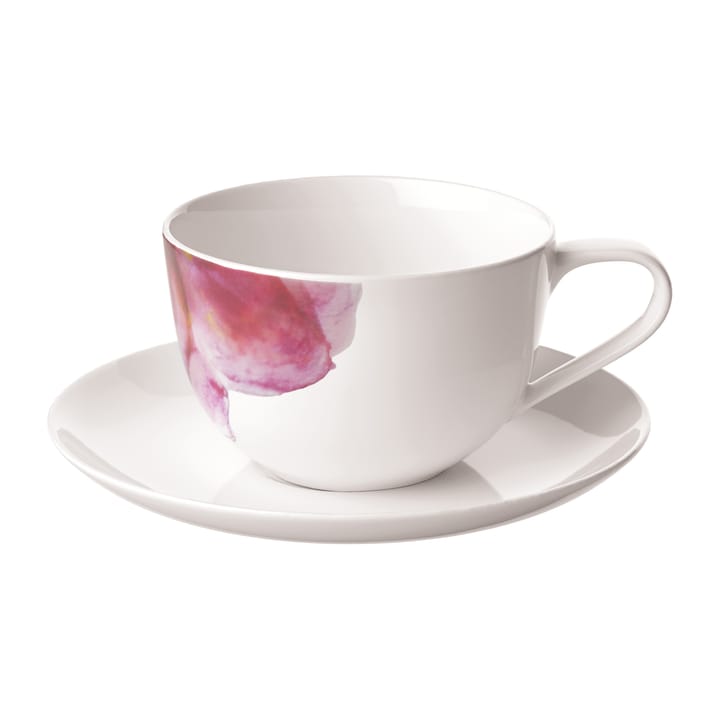 Rose Garden kopp med fat, Hvit Villeroy & Boch