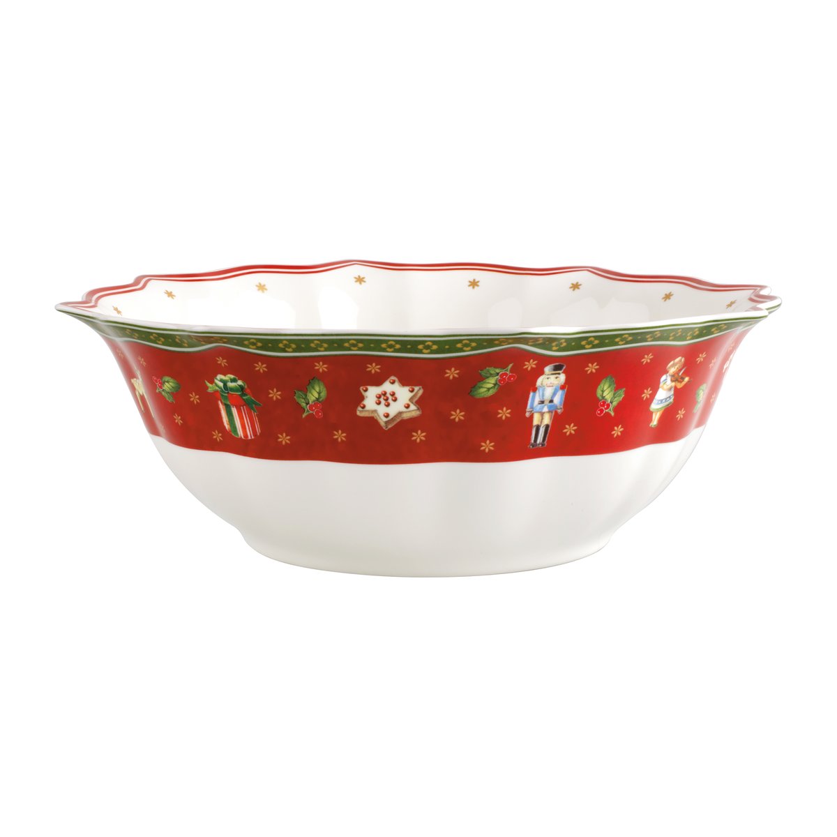 Villeroy & Boch Toy’s Delight salladsskål Ø31,5 cm Hvit-rød