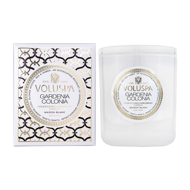 Classic Maison Blanc duftlys 60 timer, Gardenia Colonia Voluspa