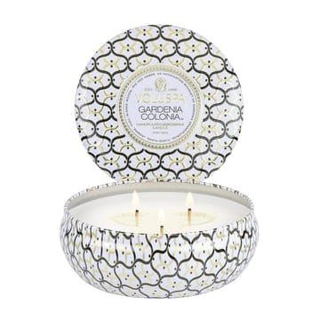 Maison Blanc 3-wick Tin duflys 40 timer - Gardenia Colonia - Voluspa