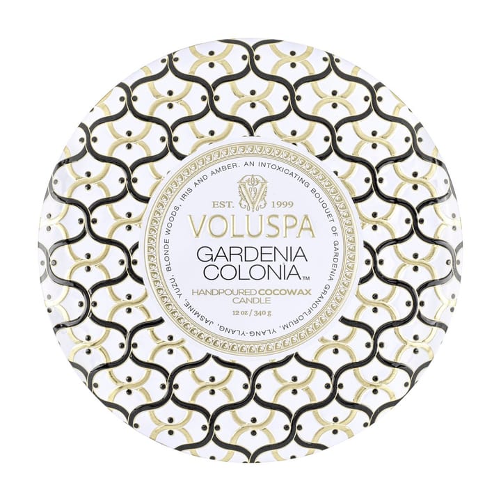 Maison Blanc 3-wick Tin duflys 40 timer, Gardenia Colonia Voluspa