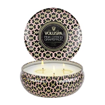 Maison Noir 3-wick Tin duflys 40 timer - Pink Citron Grapefruit - Voluspa