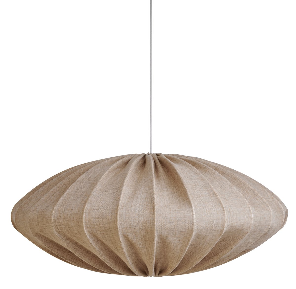 Watt & Veke Ellipse lampeskjerm lin i 80 cm Sand