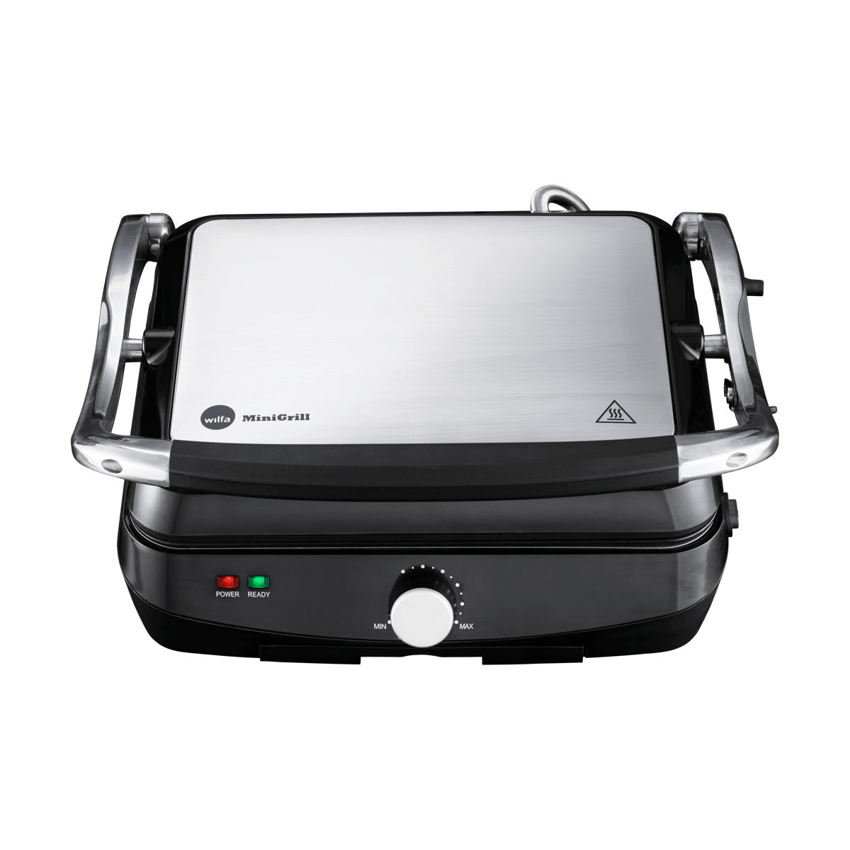 Wilfa CG-2000B minigrill med justerbar termostat Sølv