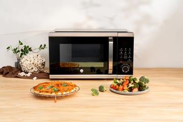 MAC-25S Multioven 3-in-1 mikrobølgeovn - Svart-sølv - Wilfa