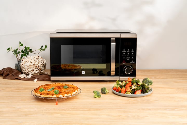 MAC-25S Multioven 3-in-1 mikrobølgeovn, Svart-sølv Wilfa