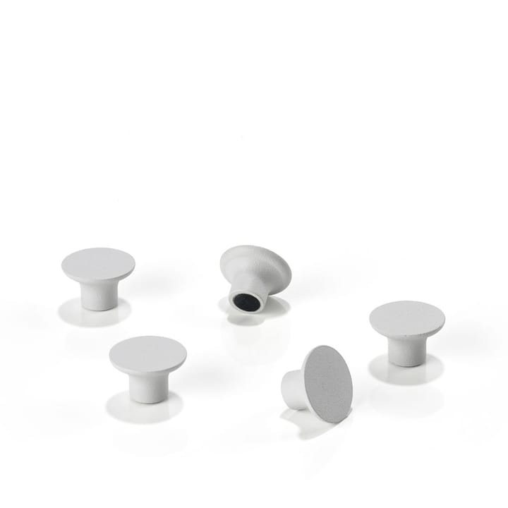 A-Magnet magnet, soft grey, 5-pakning Zone Denmark